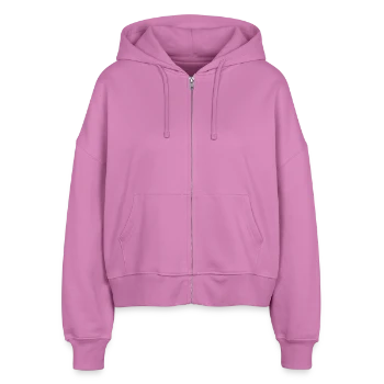 Stanley/Stella Boxy Women’s Organic Zip Hoodie Ida - pink