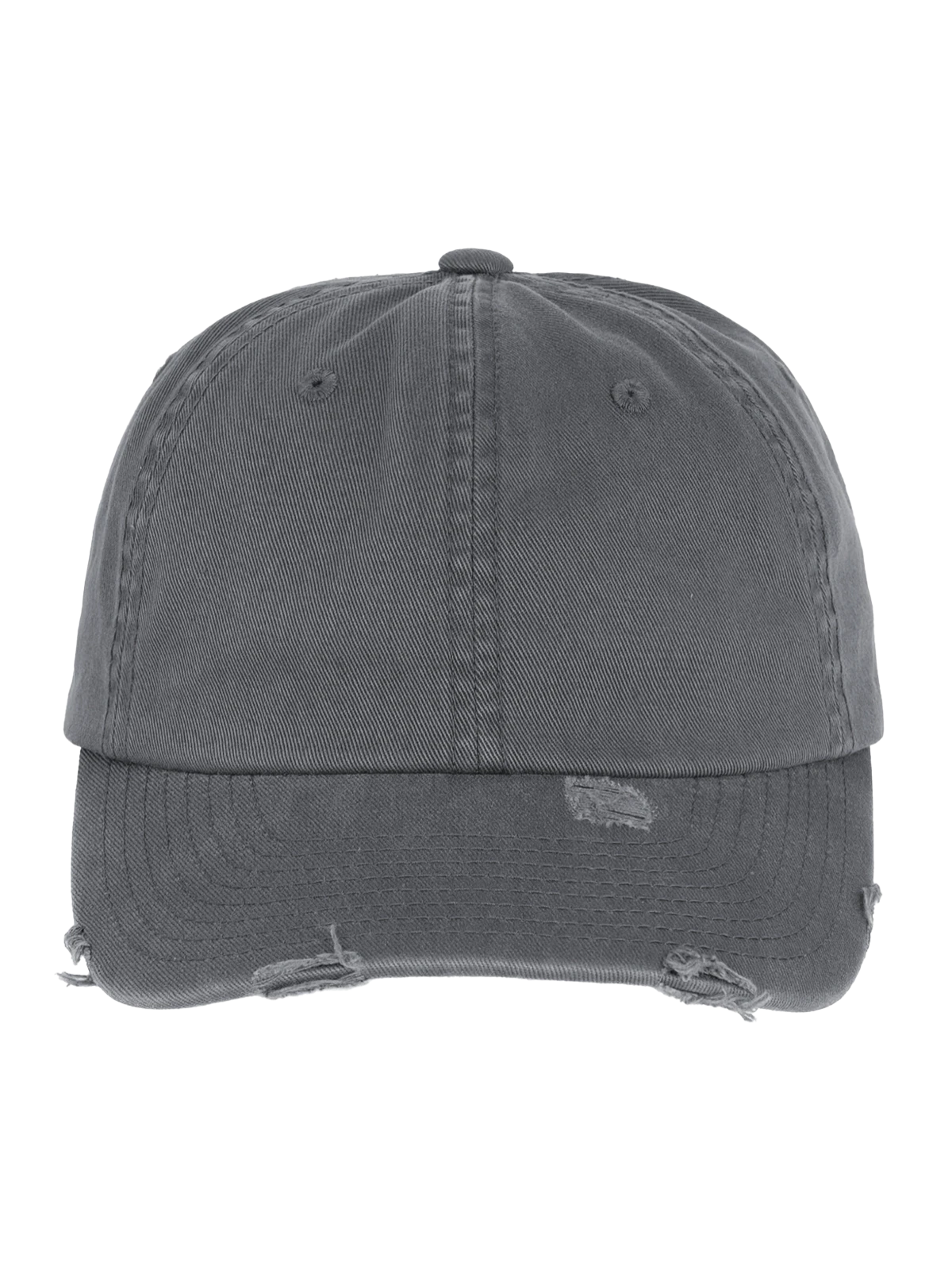 Flexfit Vintage Destroyed Cap - dark grey - Front