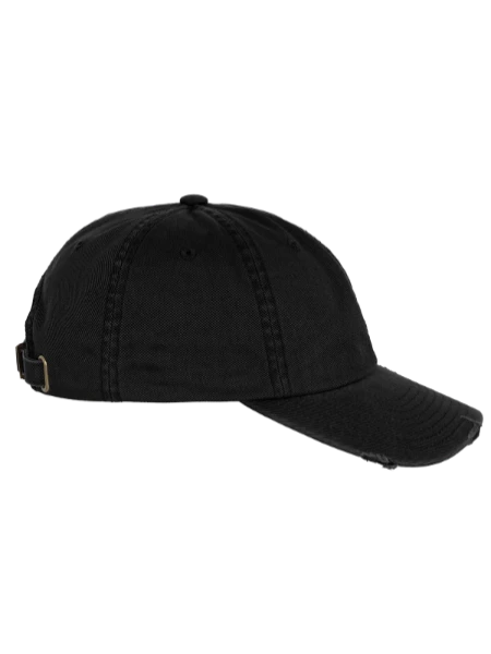 Flexfit Vintage Destroyed Cap - black - Right
