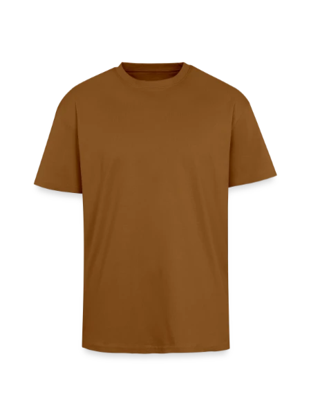 T-shirt unisexe oversize épais - toffee - Devant