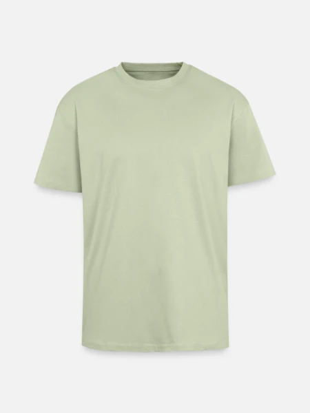 Unisex Oversized Heavyweight T-shirt - soft salvia  - Front