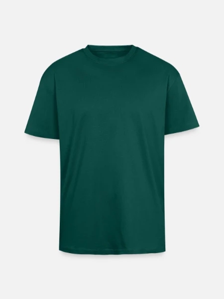 Unisex Oversized Heavyweight T-shirt - hunter green - Front