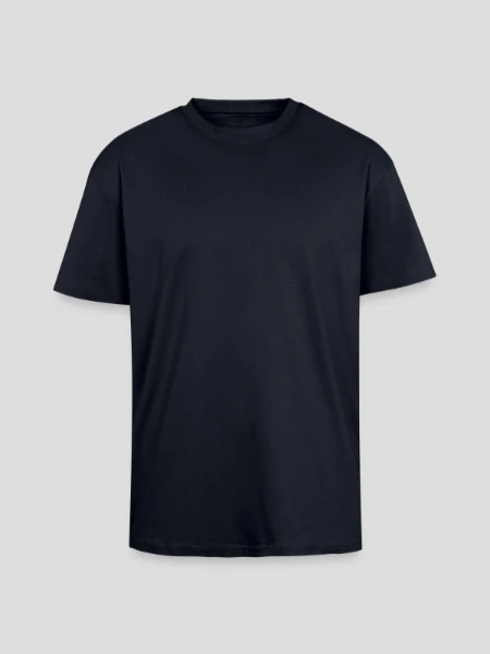 Oversized Heavyweight Unisex T-Shirt - French Navy - Vorne