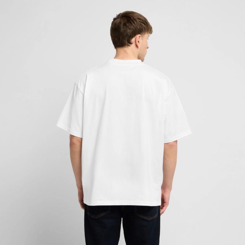Camiseta unisex oversize de tejido grueso