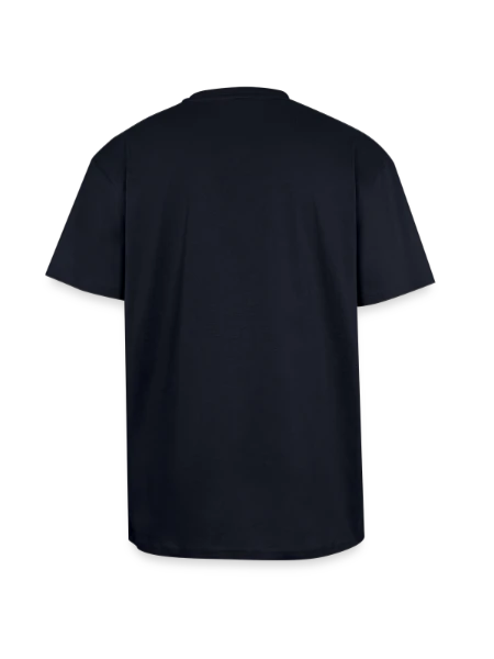 Unisex Oversized Heavyweight T-shirt - french navy - Back
