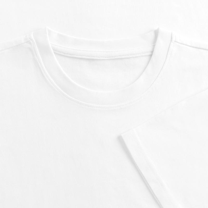 Camiseta unisex oversize de tejido grueso