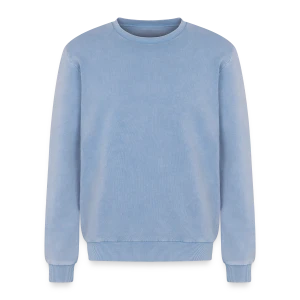 Sweatshirt unisexe Premium acid-wash en coton