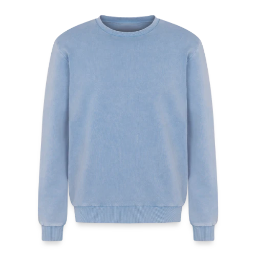 Sweatshirt unisexe Premium acid-wash en coton