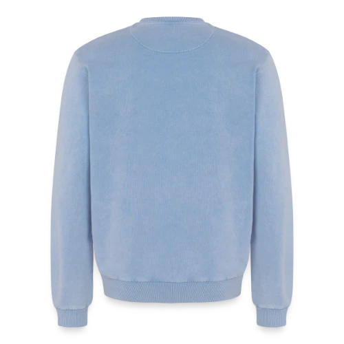 Sweatshirt unisexe Premium acid-wash en coton
