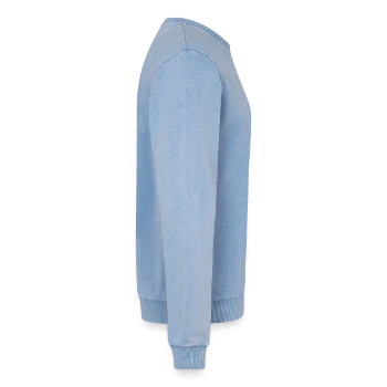 Relaxed Unisex Premium Acid Washed Sweatshirt - acid washed blue - Right