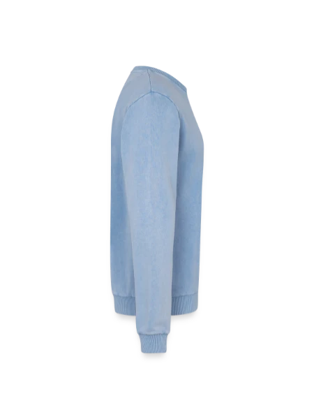 Relaxed Unisex Premium Acid Washed Sweatshirt - acid washed blue - Right