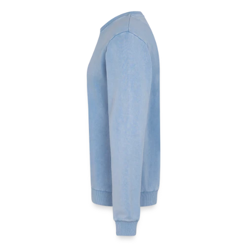 Sweatshirt unisexe Premium acid-wash en coton