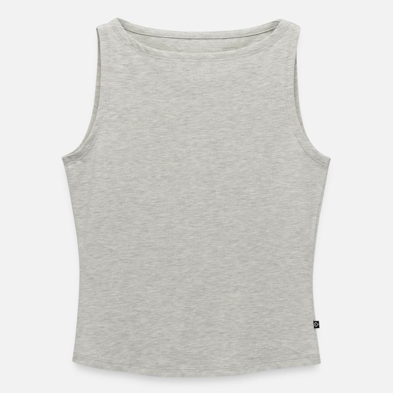 Canotta con scollo a barca da donna