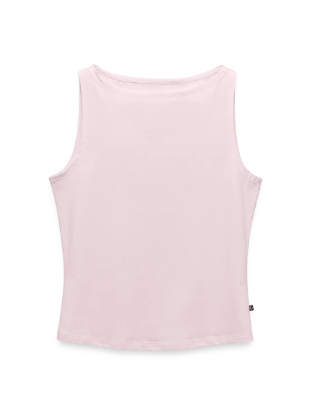 Frauen Organic Tank Top mit U-Boot-Ausschnitt - Puderrosa - Vorne