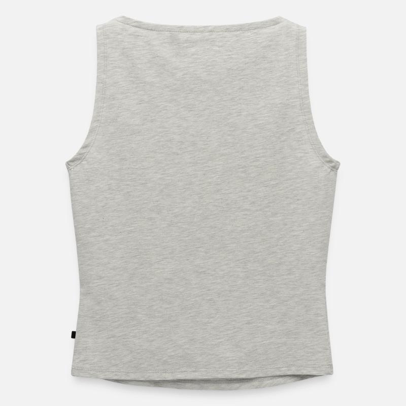 Canotta con scollo a barca da donna