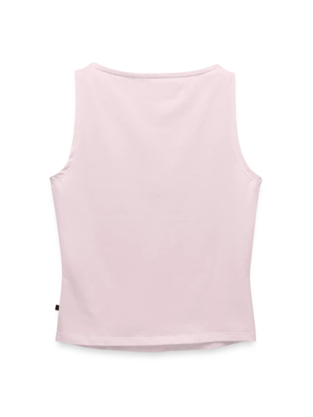 Frauen Organic Tank Top mit U-Boot-Ausschnitt - Puderrosa - Hinten