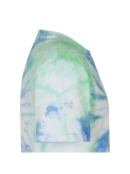 Unisex Premium Tie-Dye T-Shirt - Blue Spiral - Right