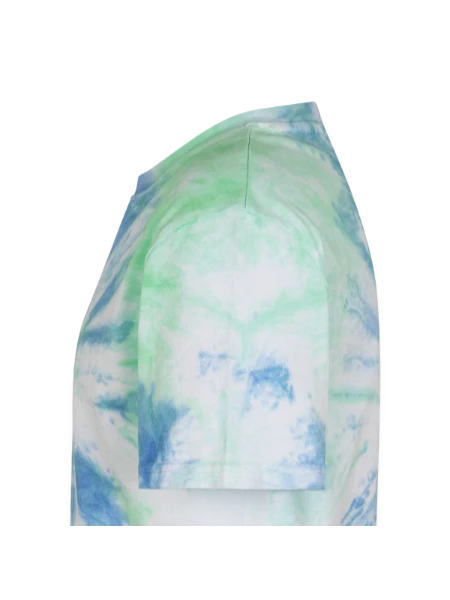 Unisex Premium Tie Dye T-Shirt - Spiralblau - Links