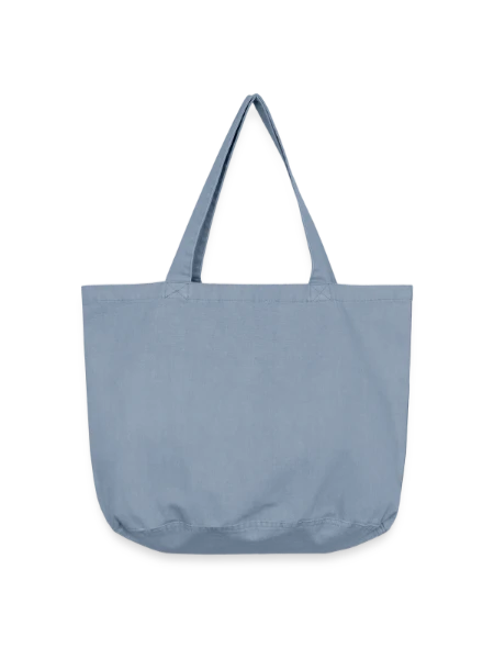 Sac cabas vintage délavé - vintage light blue - Devant