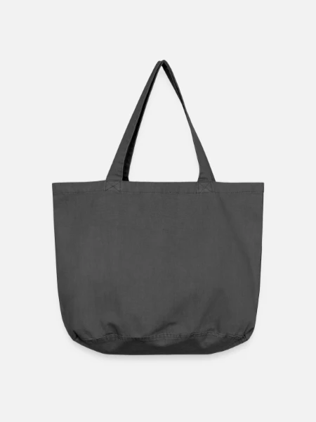 Vintage-washed Shopper - vintage black - Front