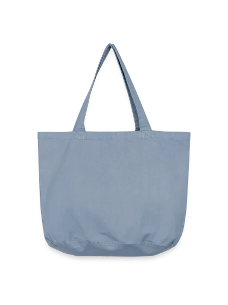 Vintage-Washed Shopper - vintage light blue - Hinten