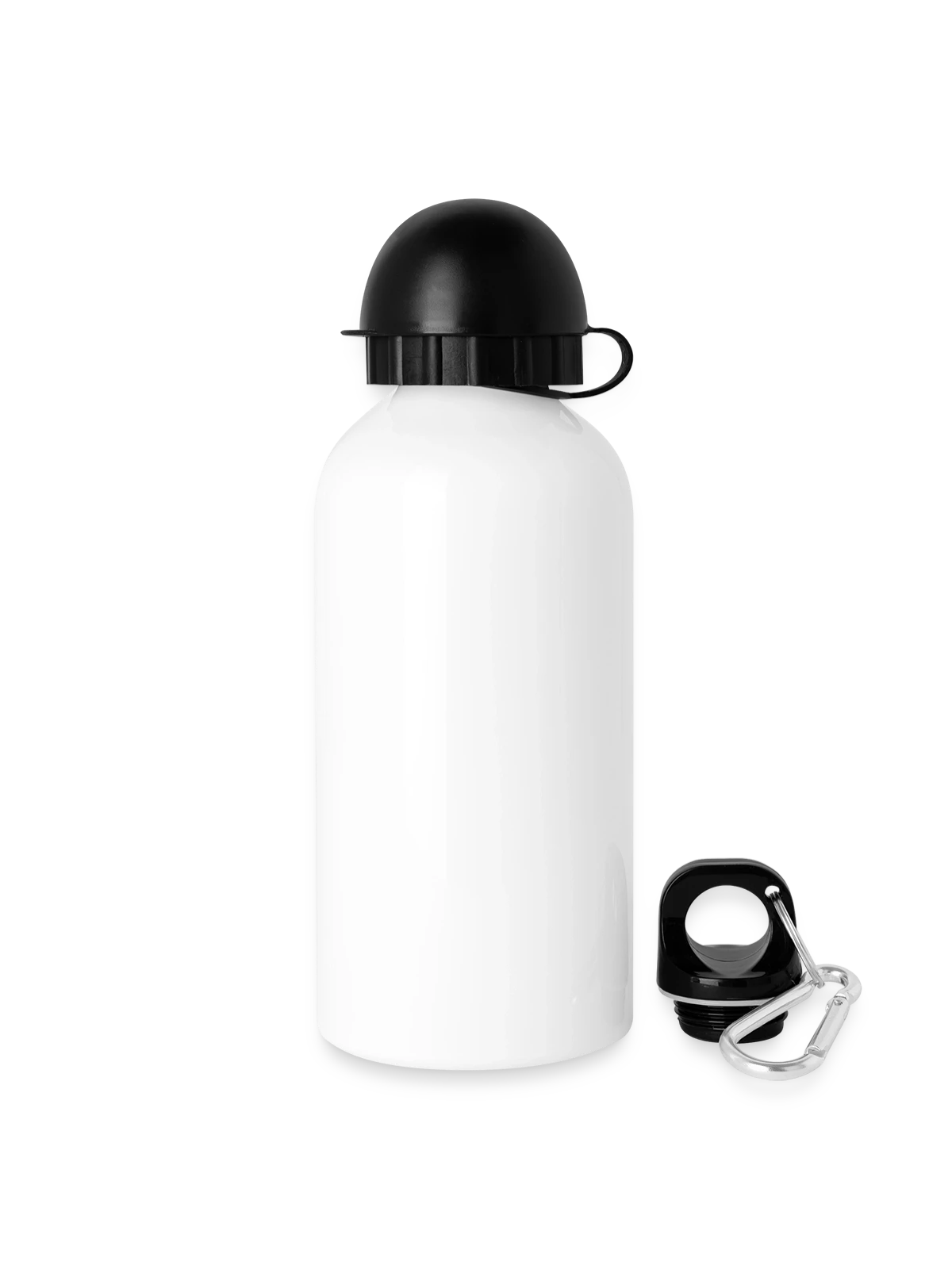 Drinks Bottle with Lid 500 ml - white - Right