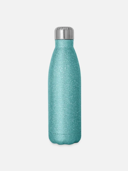 Glitter Thermal Bottle 500 ml - blue glitter - Right