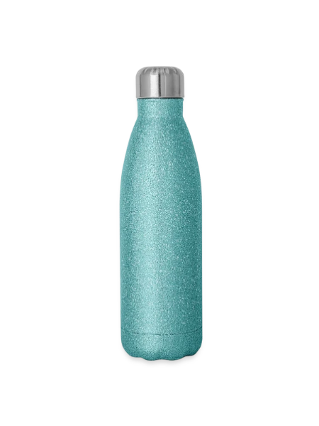 Glitter Thermal Bottle 500 ml - blue glitter - Right