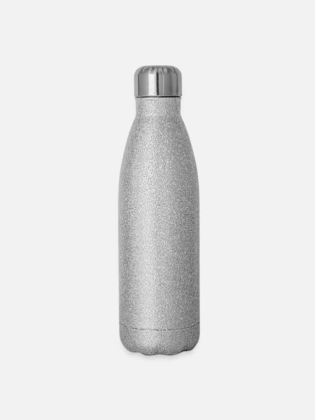 Glitter Thermal Bottle 500 ml - silver glitter - Right