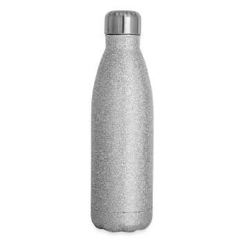 Glitter Thermal Bottle 500 ml - silver glitter - Left