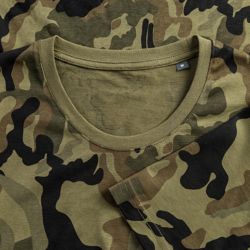 Mannen camouflage T-shirt