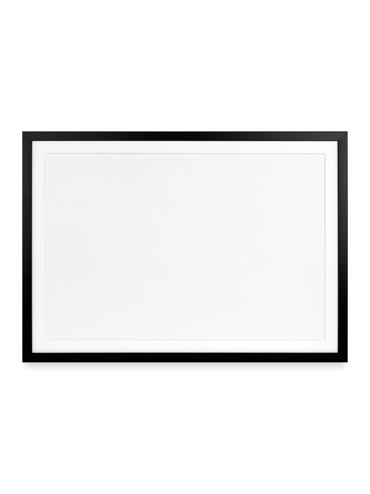 Framed poster (69 × 49 cm) - black - Front