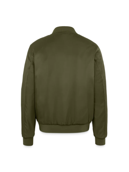 Unisex Bomber Jacket - khaki - Back
