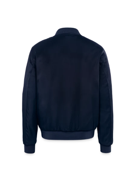Unisex Bomber Jacket - navy - Back