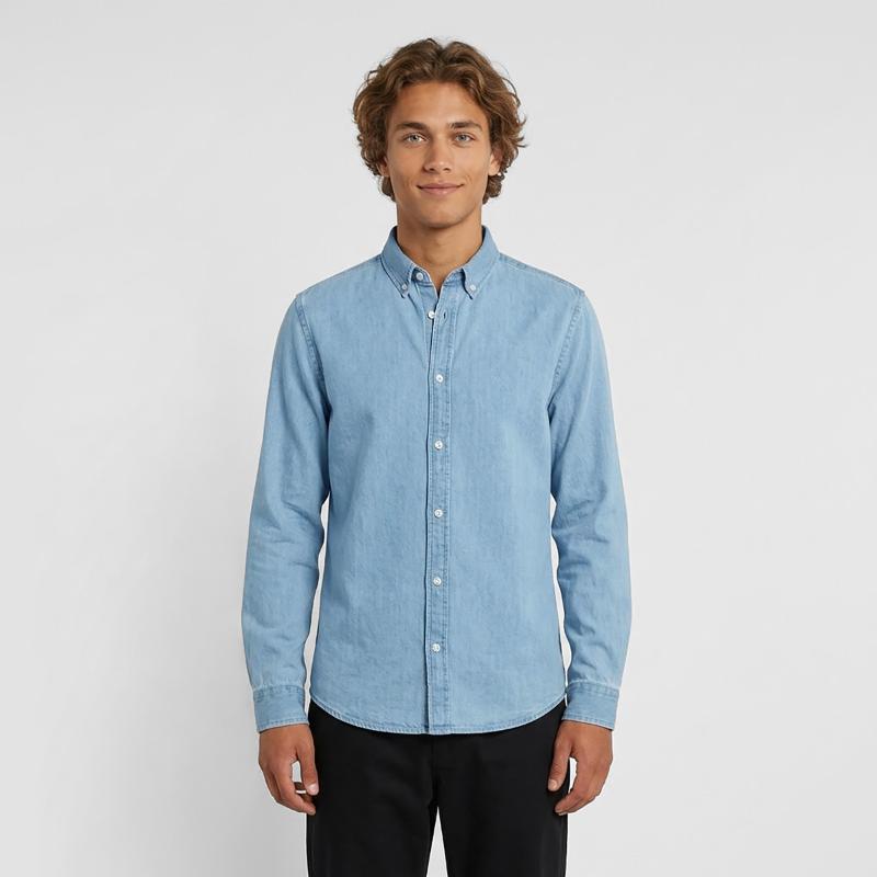 Camicia in denim uomo bio di Stanley/Stella