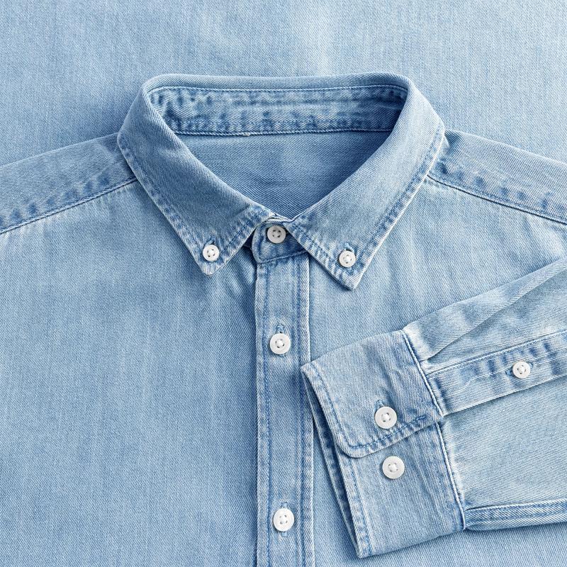 Chemise en denim homme bio Stanley/Stella