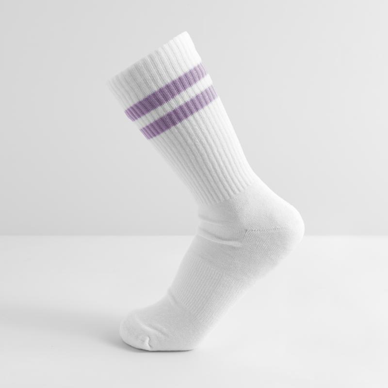 Gestreifte Tennissocken