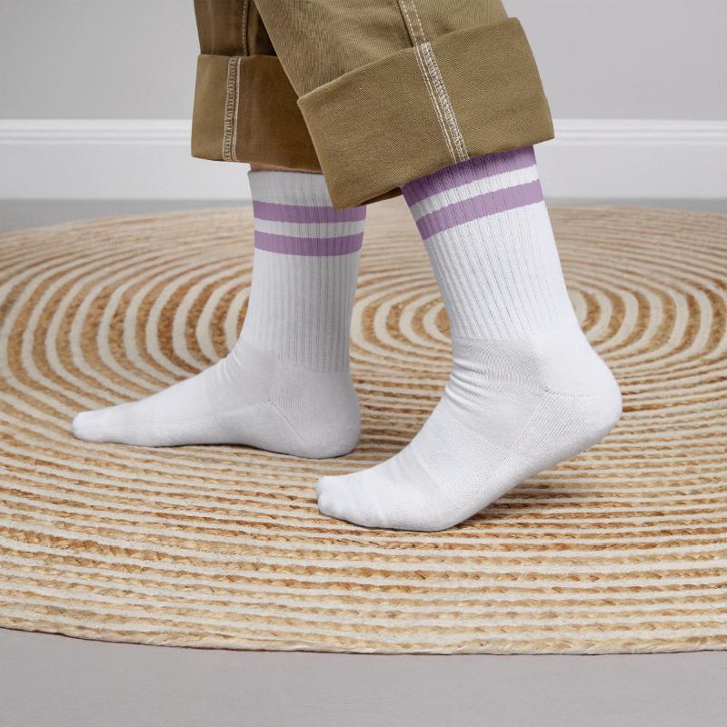 Gestreifte Tennissocken