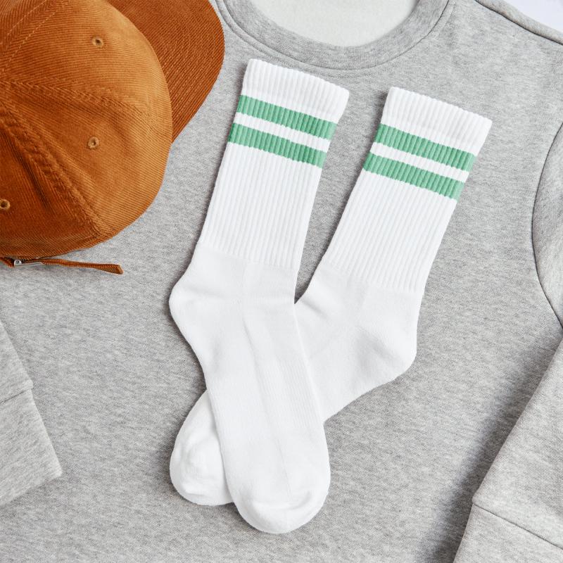 Striped tennis socks
