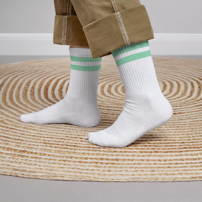 Striped tennis socks