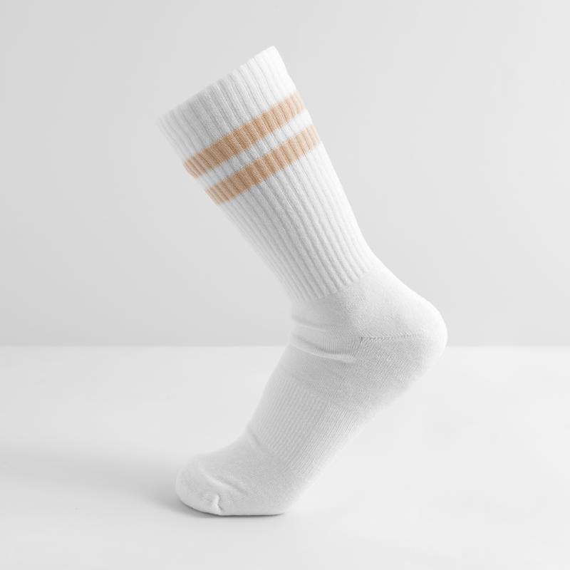 Striped tennis socks