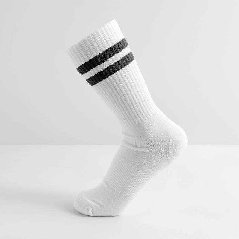 Striped tennis socks