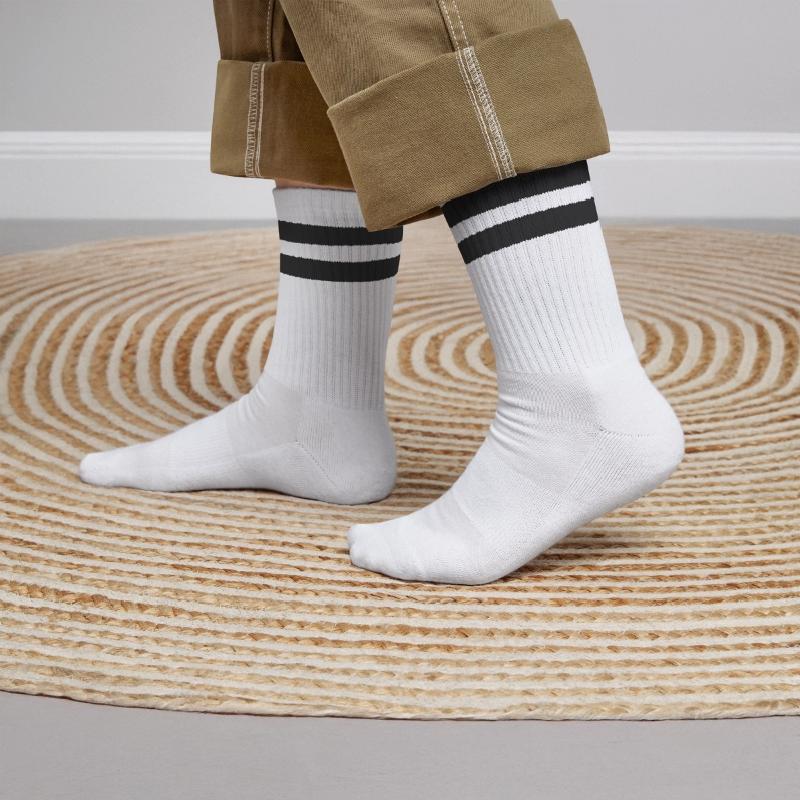 Striped tennis socks