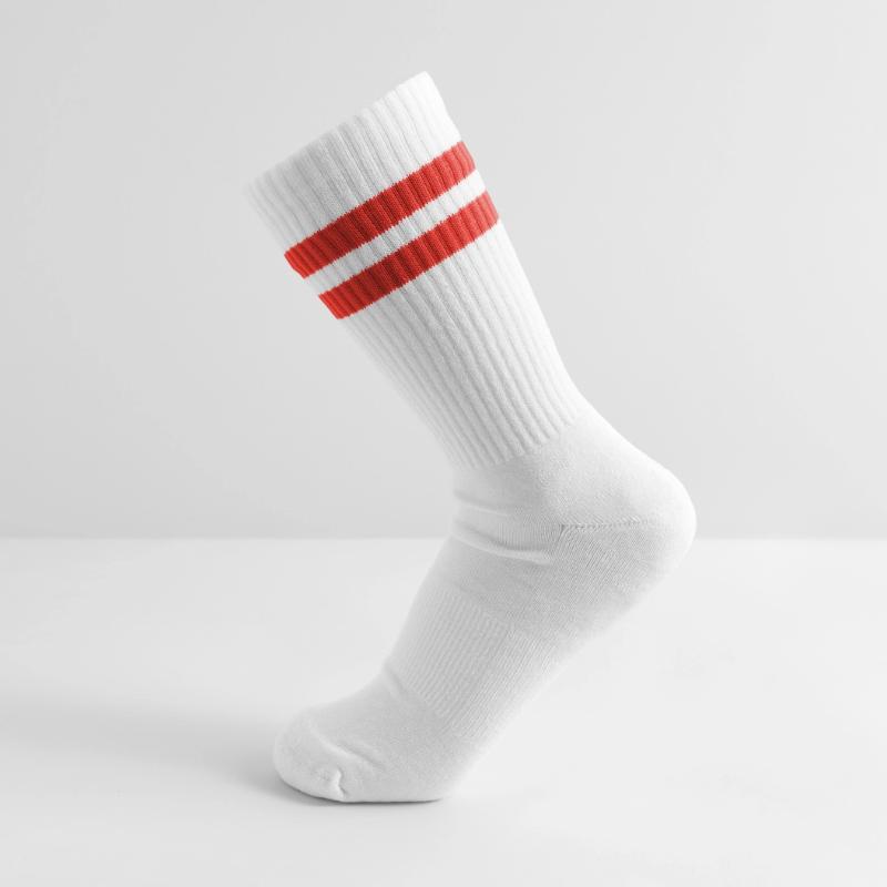 Gestreifte Tennissocken