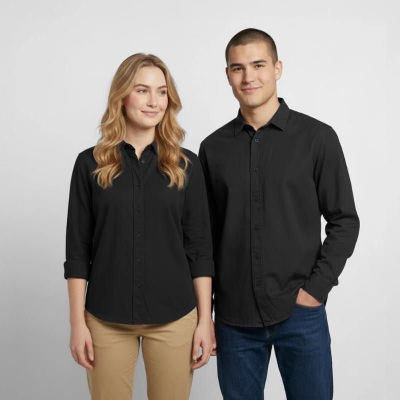 Unisex skjorte ledig passform økologisk Stanley/Stella