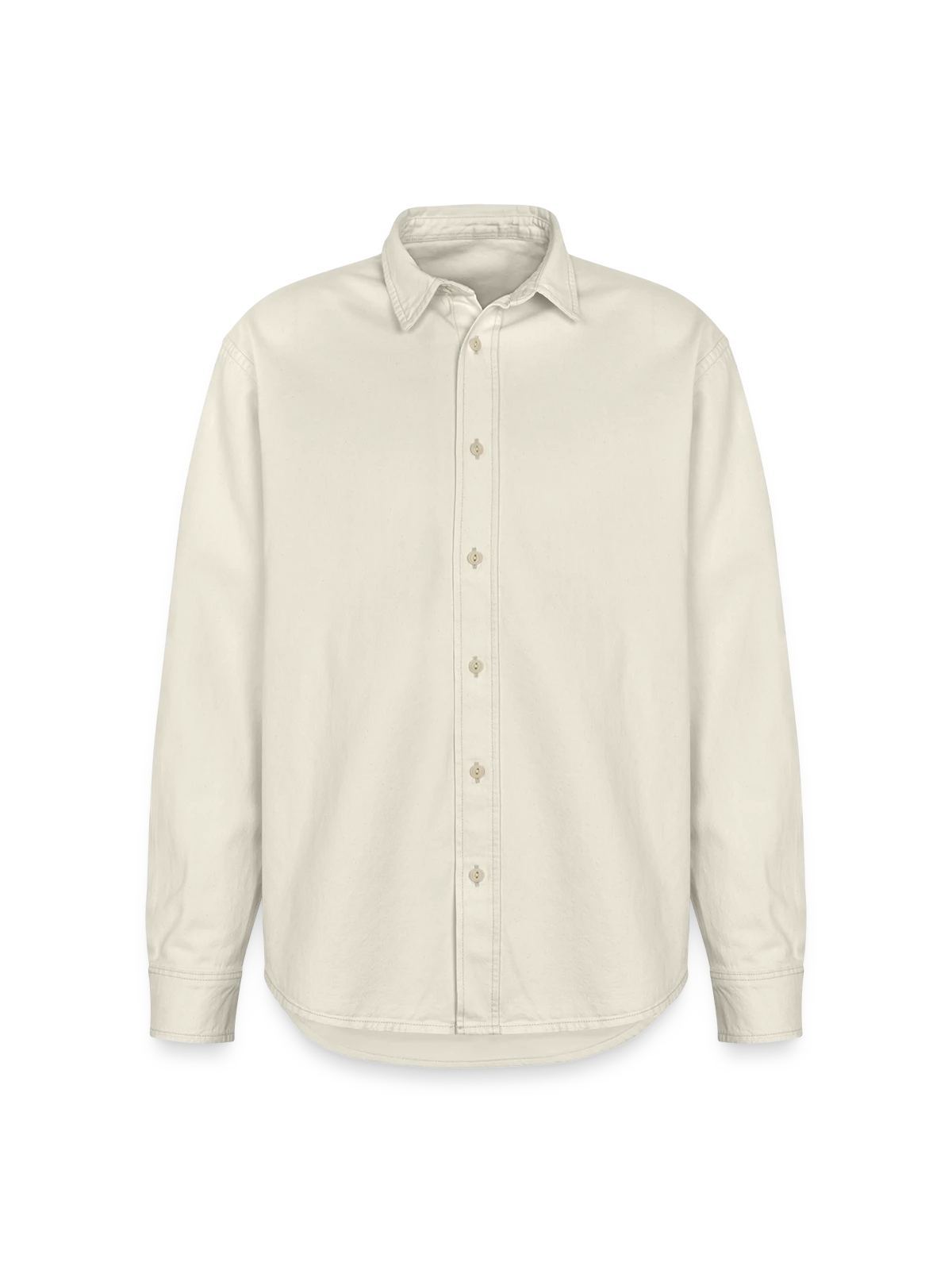 Relaxed Fit Unisex Organic Shirt by Stanley/Stella - soft Ecru - Front