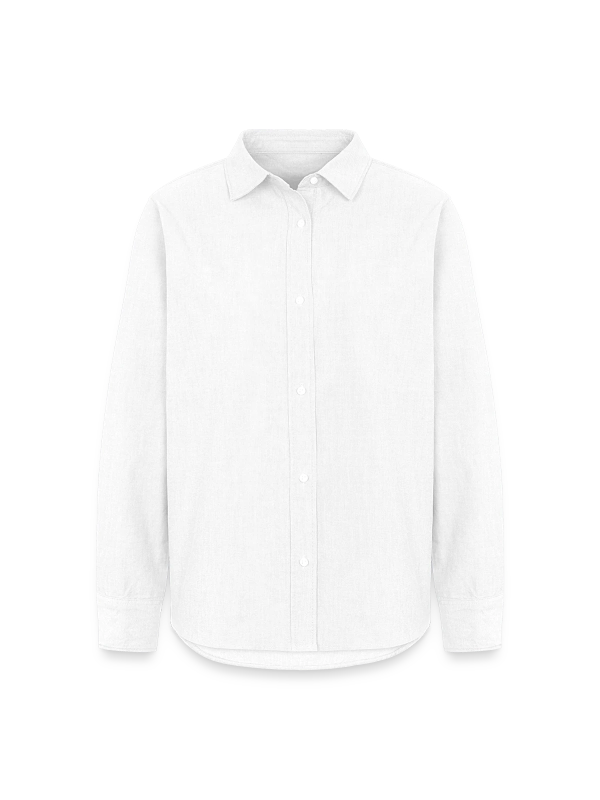 Women's Oxford Shirt - white - Front
