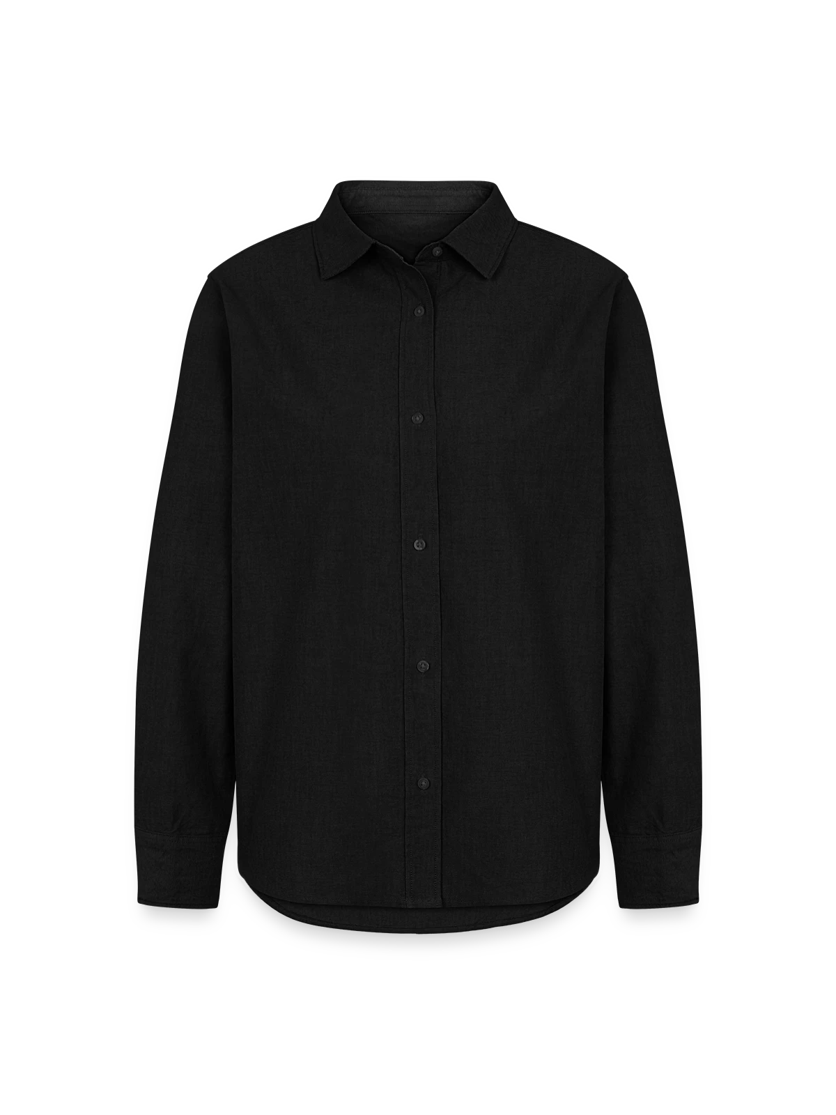 Women's Oxford Shirt - black - Front