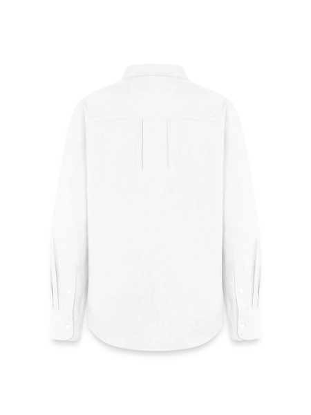 Women's Oxford Shirt - white - Back
