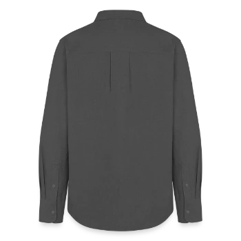 Women's Oxford Shirt - anthracite - Back - AI Model Female 172 light (172cm)